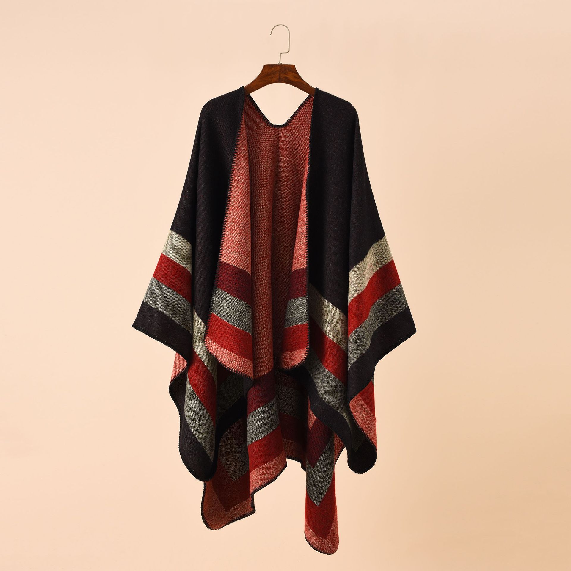Shawl Wrap Winter - 2024 yeni moda kış sıcak ekose