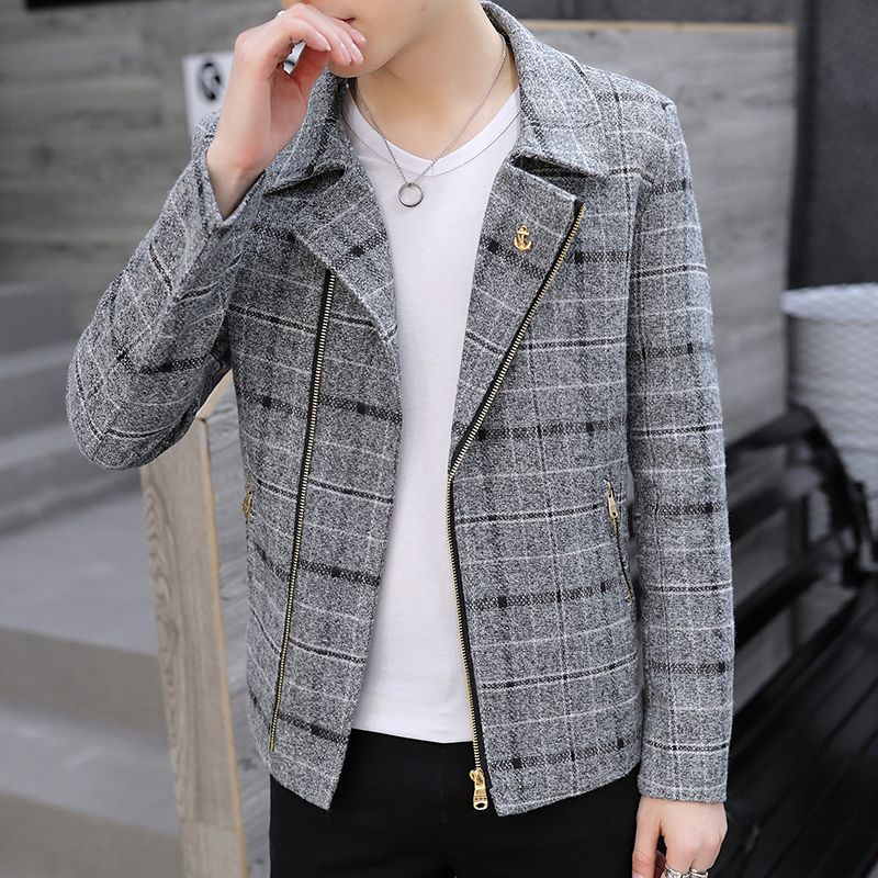 Wool Coat Peacoat - Erkek Kısa Yün Karışımlı Palto 2026