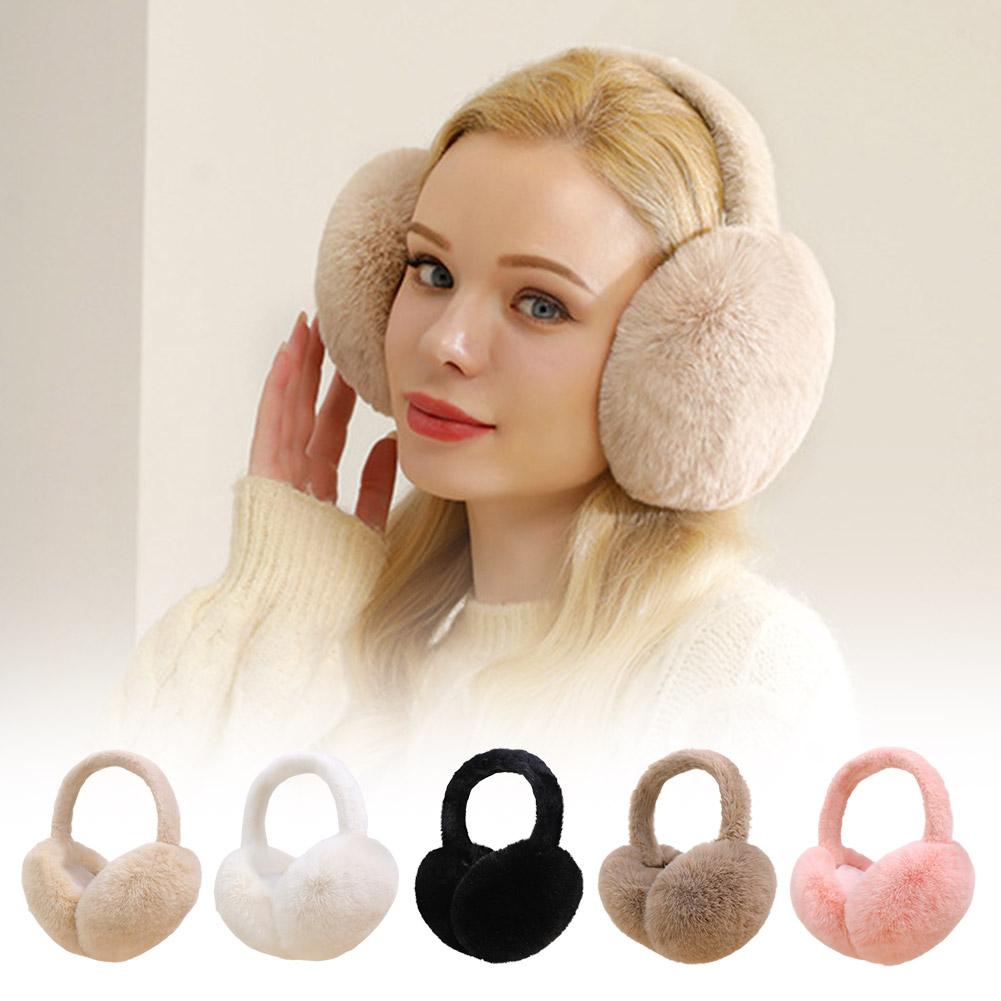 Earmuffs Foldable - Moda kış sıcak kulaklıklar kabarık kulaklık