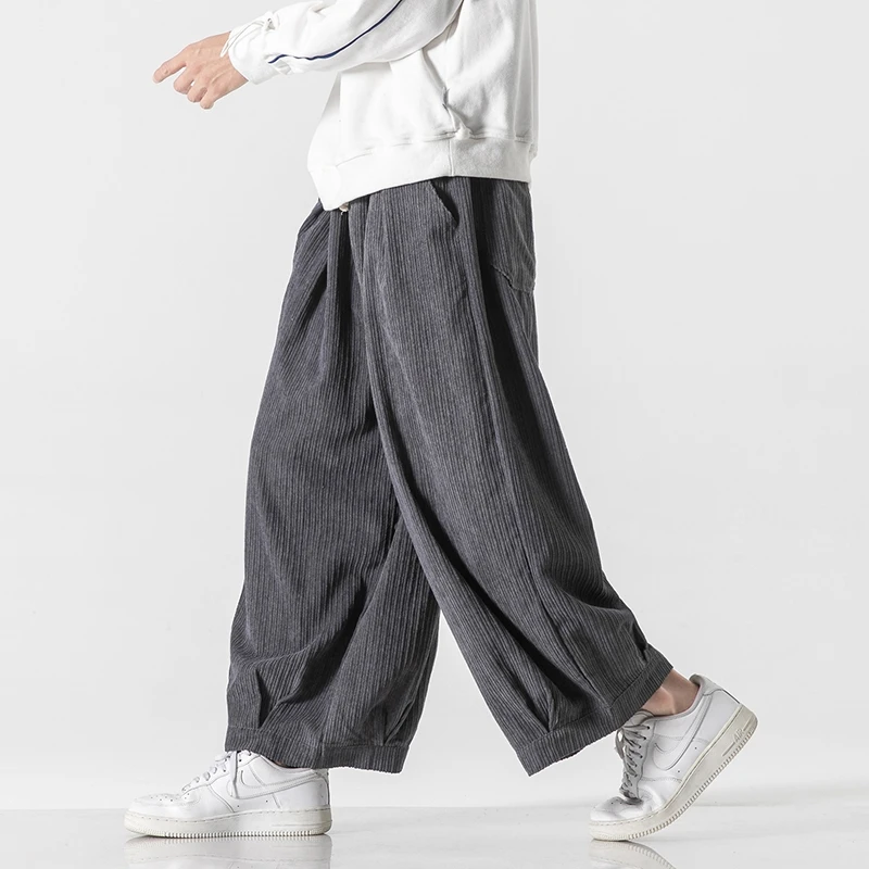 Corduroy Pant Warm - Pantolon erkek Sonbahar Kış Japon Sıcak