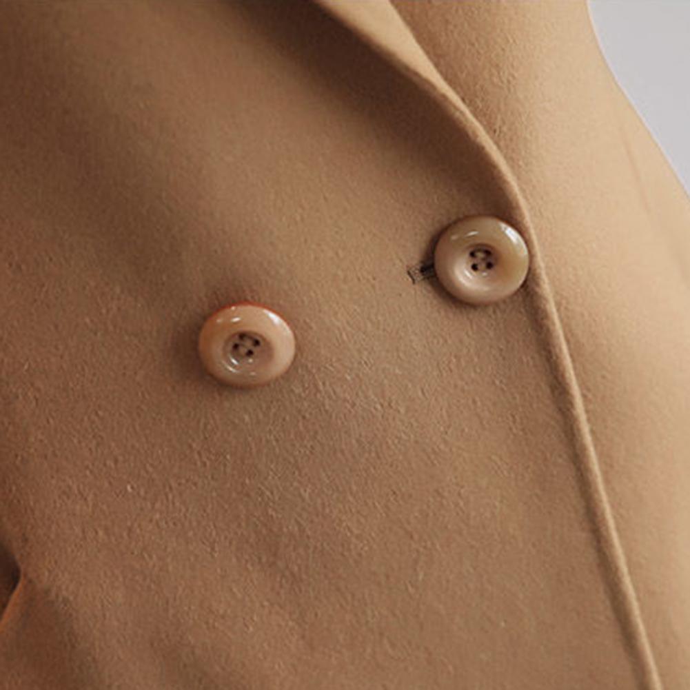 Wool Coat Peacoat - 2025 Zarif Kadın Yünlü Paltolar Çentikli
