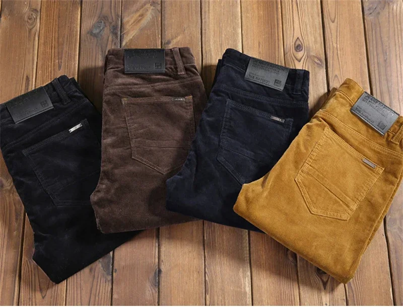 Corduroy Pant Warm - 2023 sonbahar kış erkek rahat kadife