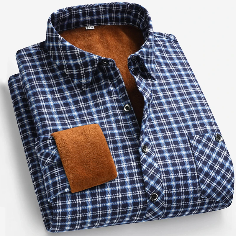 Flannel Shirt Lined - 2026 Sonbahar ve Kış Erkek Polar