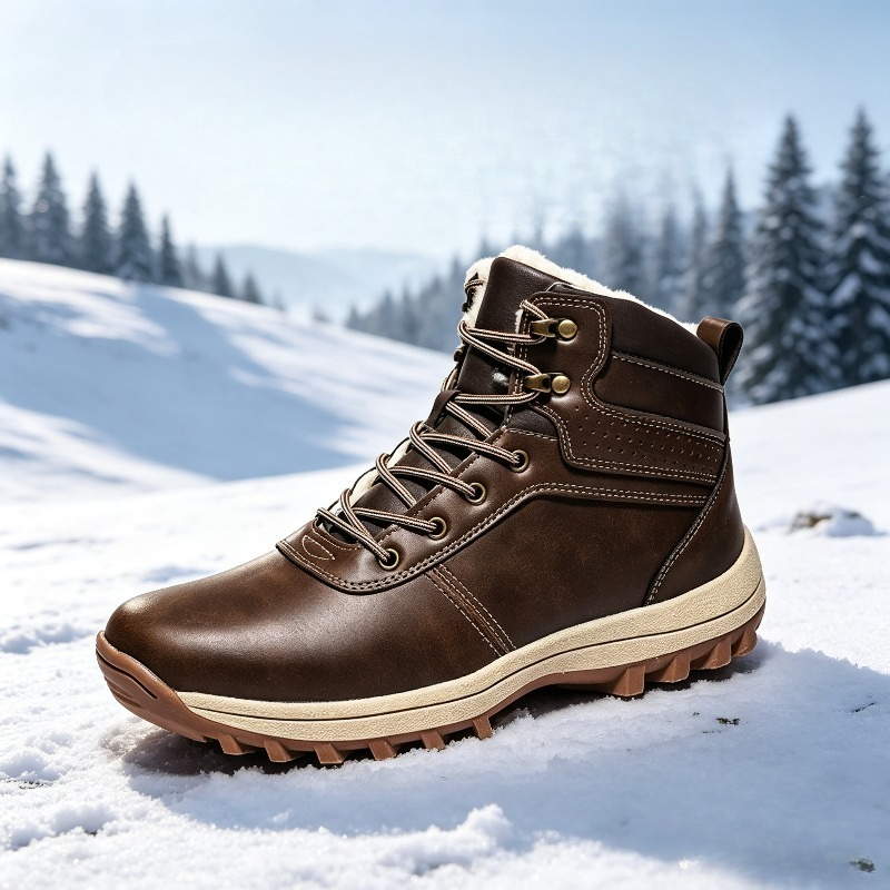 Waterproof Winter Boot - Süper Sıcak Erkek Kışlık Botları Büyük