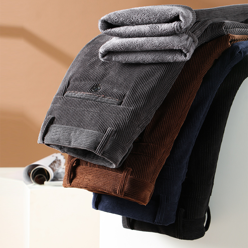 Corduroy Pant Warm - Kış erkek Polar Kadife Pantolon Iş