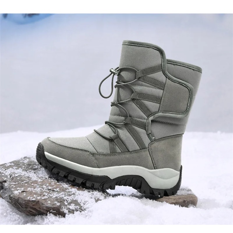 Waterproof Winter Boot - Erkek Sıcak Peluş Çift Kar Botları