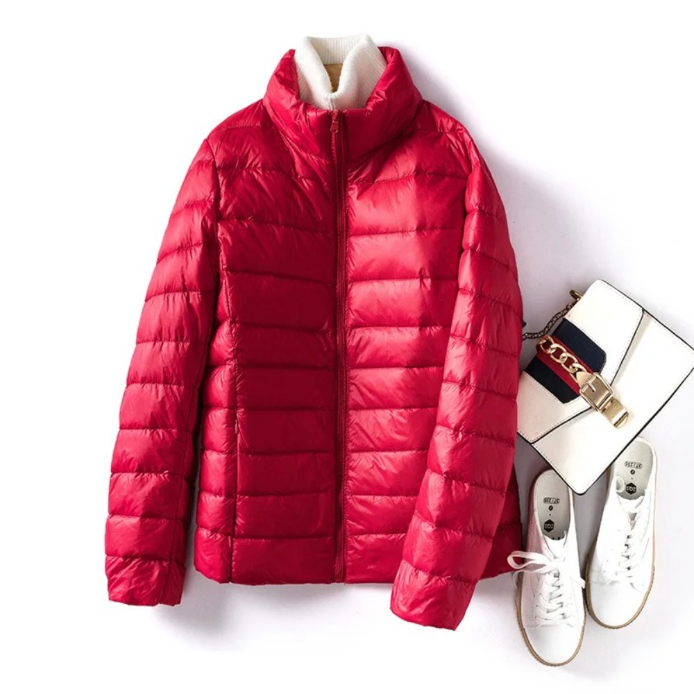 Down Jacket Packable - Ultra Hafif Paketlenebilir Bahar uzun kaban