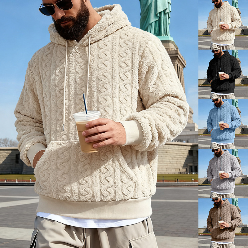Erkek Polar Kapüşonlu Üst Kışl - Sherpa Hoodie Fleece incelemesi ve fiyatı