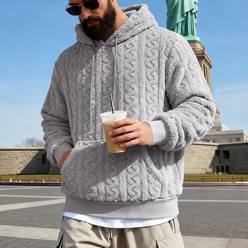 Erkek Polar Kapüşonlu Üst Kışl - Sherpa Hoodie Fleece incelemesi ve fiyatı