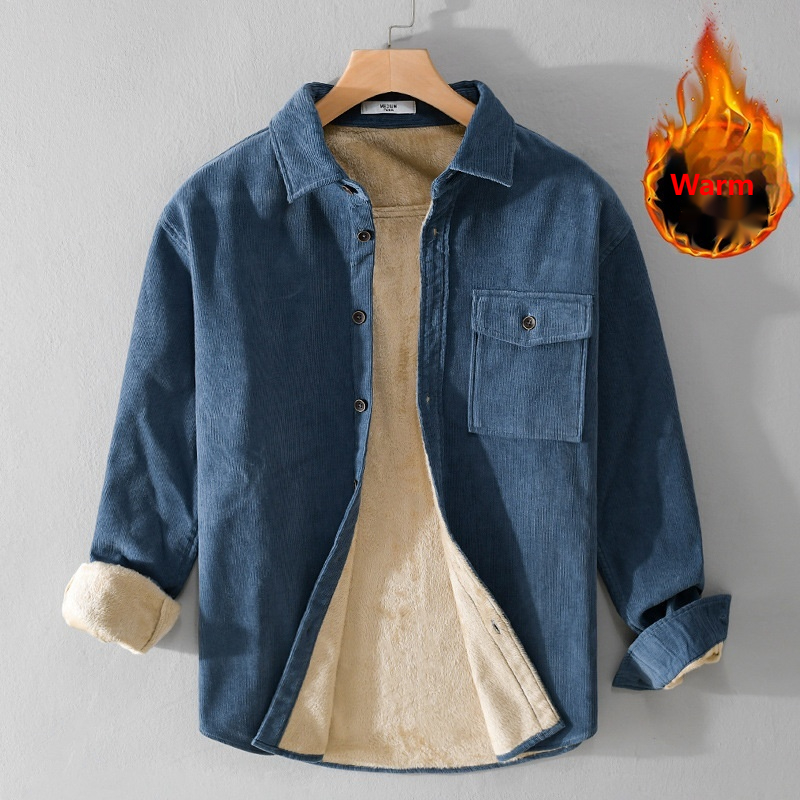 Erkek Kordonlu Gömlek Ceket Ka - Flannel Shirt Lined incelemesi ve fiyatı