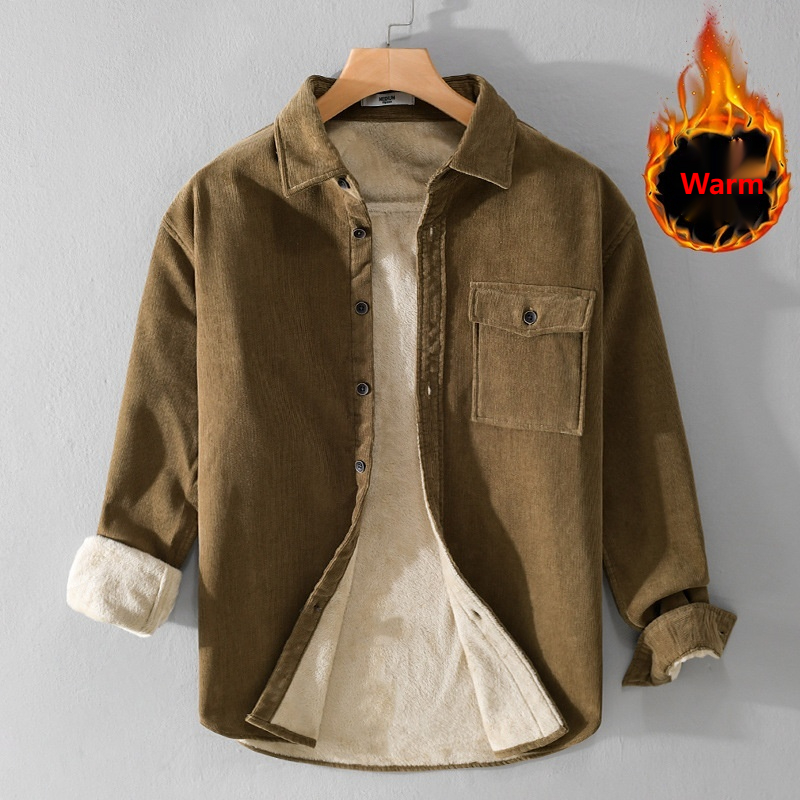 Erkek Kordonlu Gömlek Ceket Ka - Flannel Shirt Lined incelemesi ve fiyatı