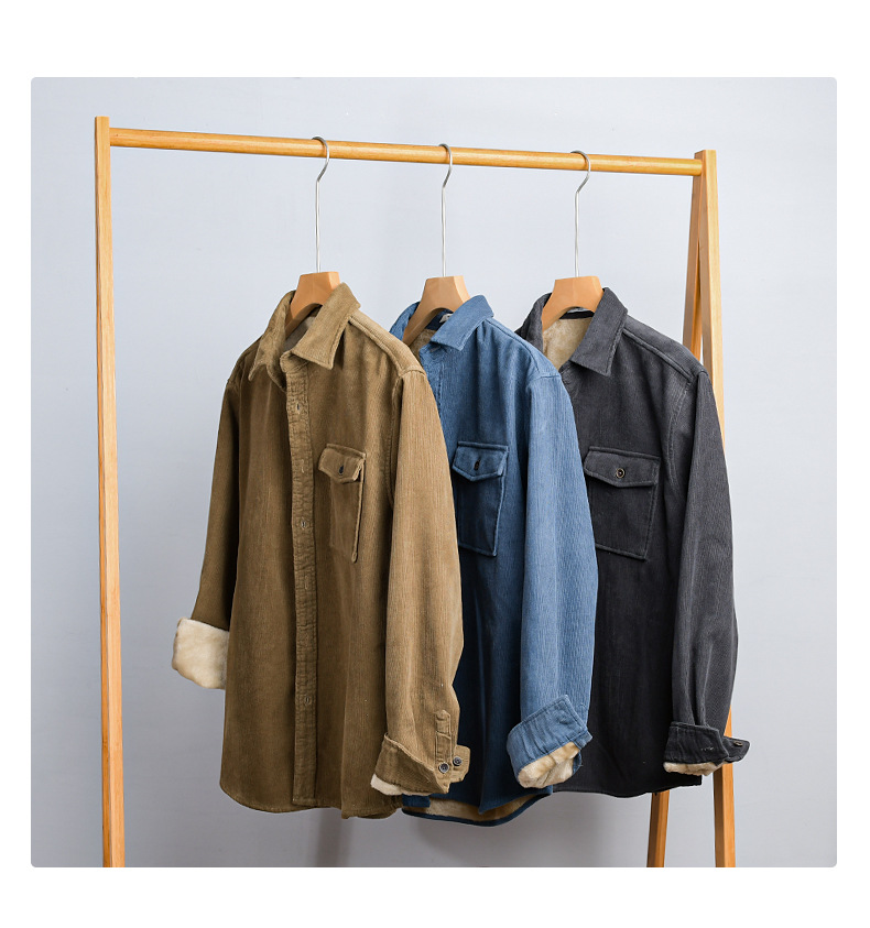 Erkek Kordonlu Gömlek Ceket Ka - Flannel Shirt Lined incelemesi ve fiyatı