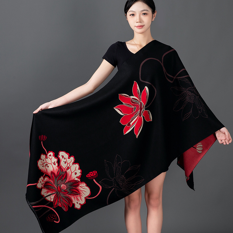 Kadın Kış Şal Kaşmir Eşarp Çiç - Shawl Wrap Winter incelemesi ve fiyatı