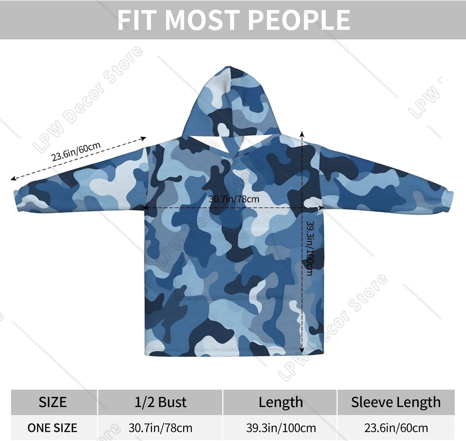 Klasik Mavi Kamuflaj Desenli G - Sherpa Hoodie Fleece incelemesi ve fiyatı