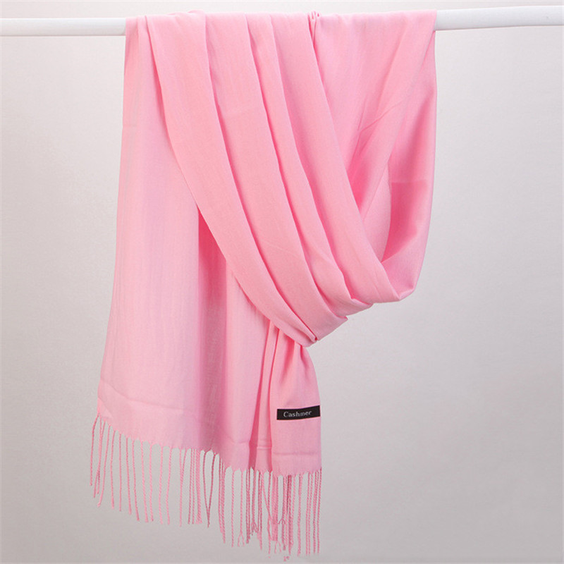 Moda Düz Renk 2023 Kadın Eşarp - Cashmere Pashmina Wrap incelemesi ve fiyatı