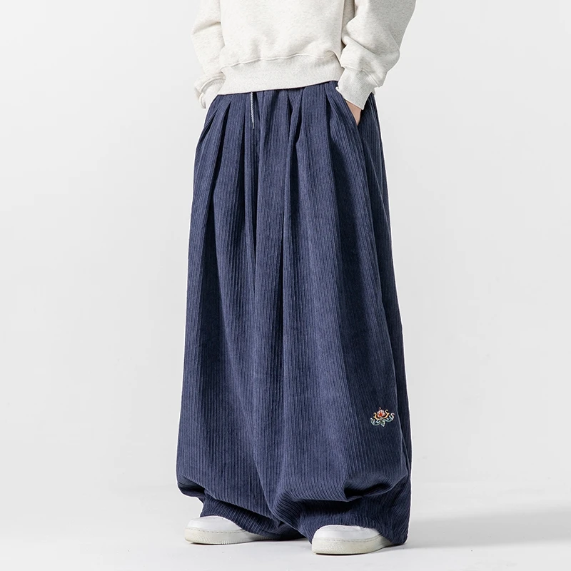 Erkekler Kadife Geniş Bacak Pa - Corduroy Pant Warm incelemesi ve fiyatı