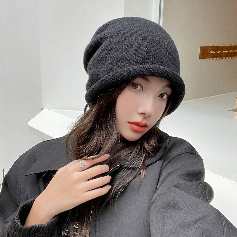Örme Bone Şapkalar Kadınlar İç - Knit Beanie Hat Warm incelemesi ve fiyatı