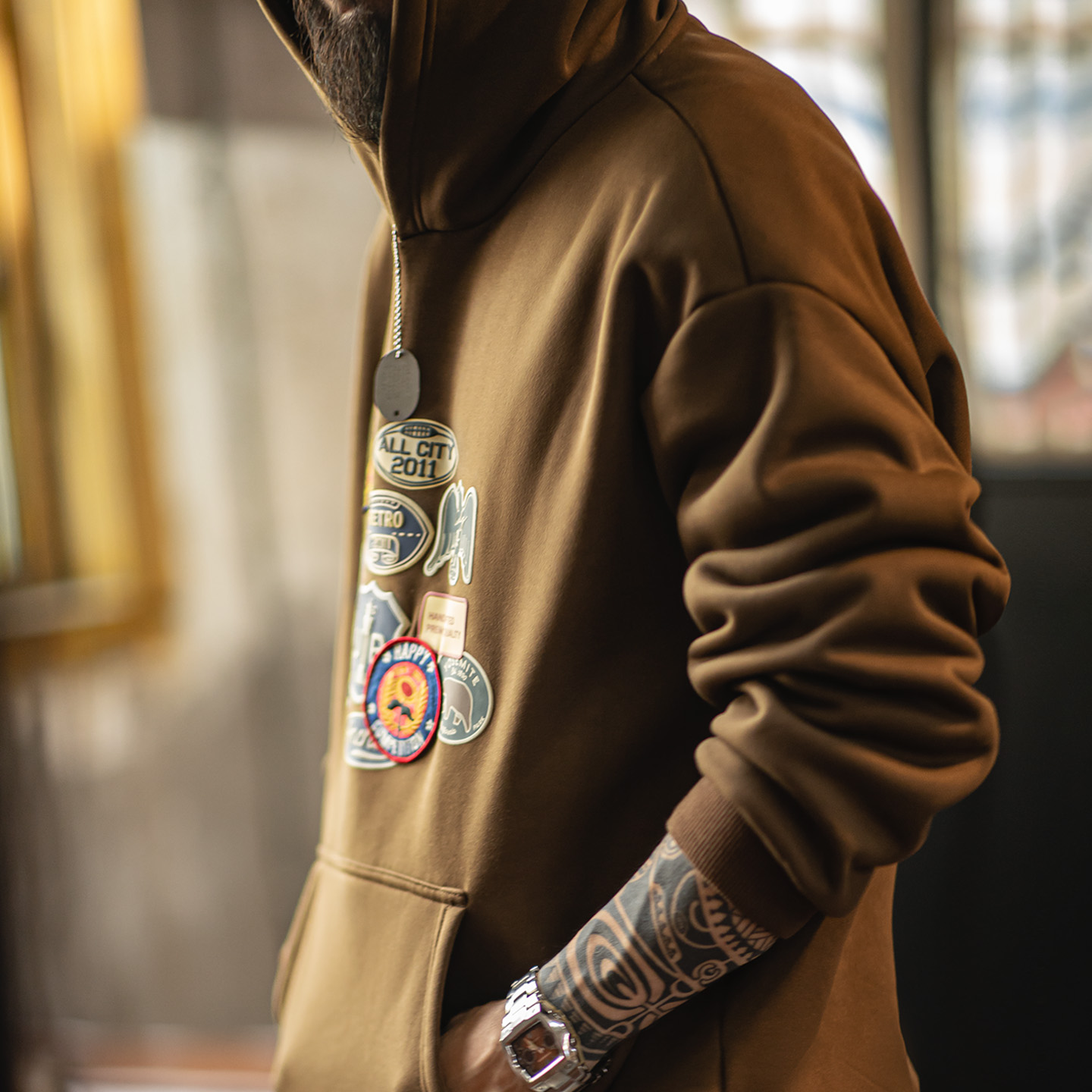 Maden Vintage Erkek İşlemeli R - Sherpa Hoodie Fleece incelemesi ve fiyatı