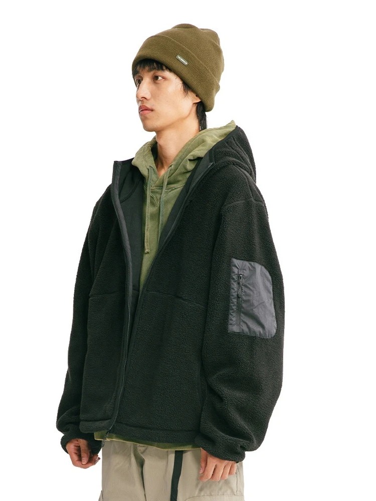 Erkekler İçin Sonbahar Kış Pam - Sherpa Hoodie Fleece incelemesi ve fiyatı