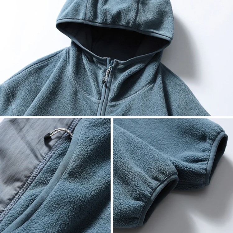 Erkekler İçin Sonbahar Kış Pam - Sherpa Hoodie Fleece incelemesi ve fiyatı