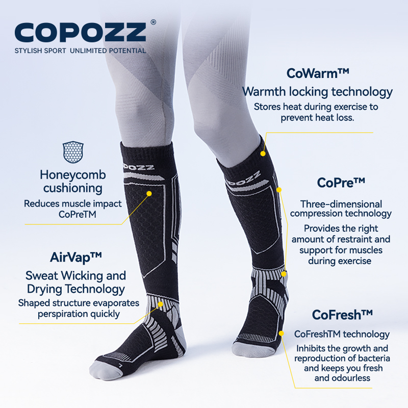 COPOZZ Yeni Kış Kayak Çoraplar - Thermal Sock Wool incelemesi ve fiyatı