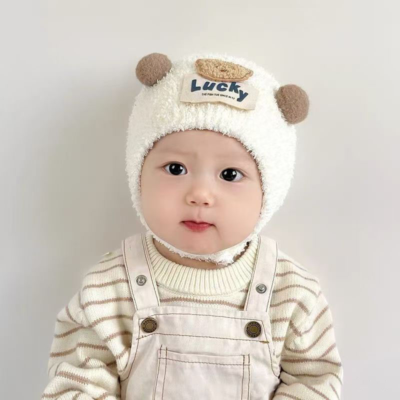 Sevimli Ayı Bebek Kulak Koruma - Knit Beanie Hat Warm incelemesi ve fiyatı