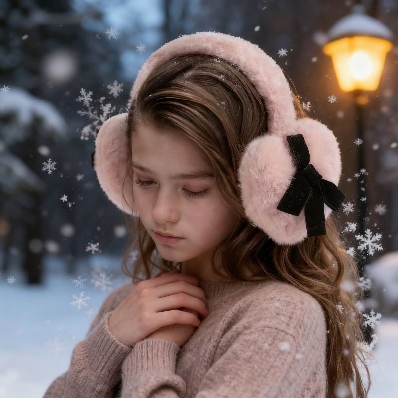 1 adet kadın kış düz renk kula - Earmuffs Foldable incelemesi ve fiyatı