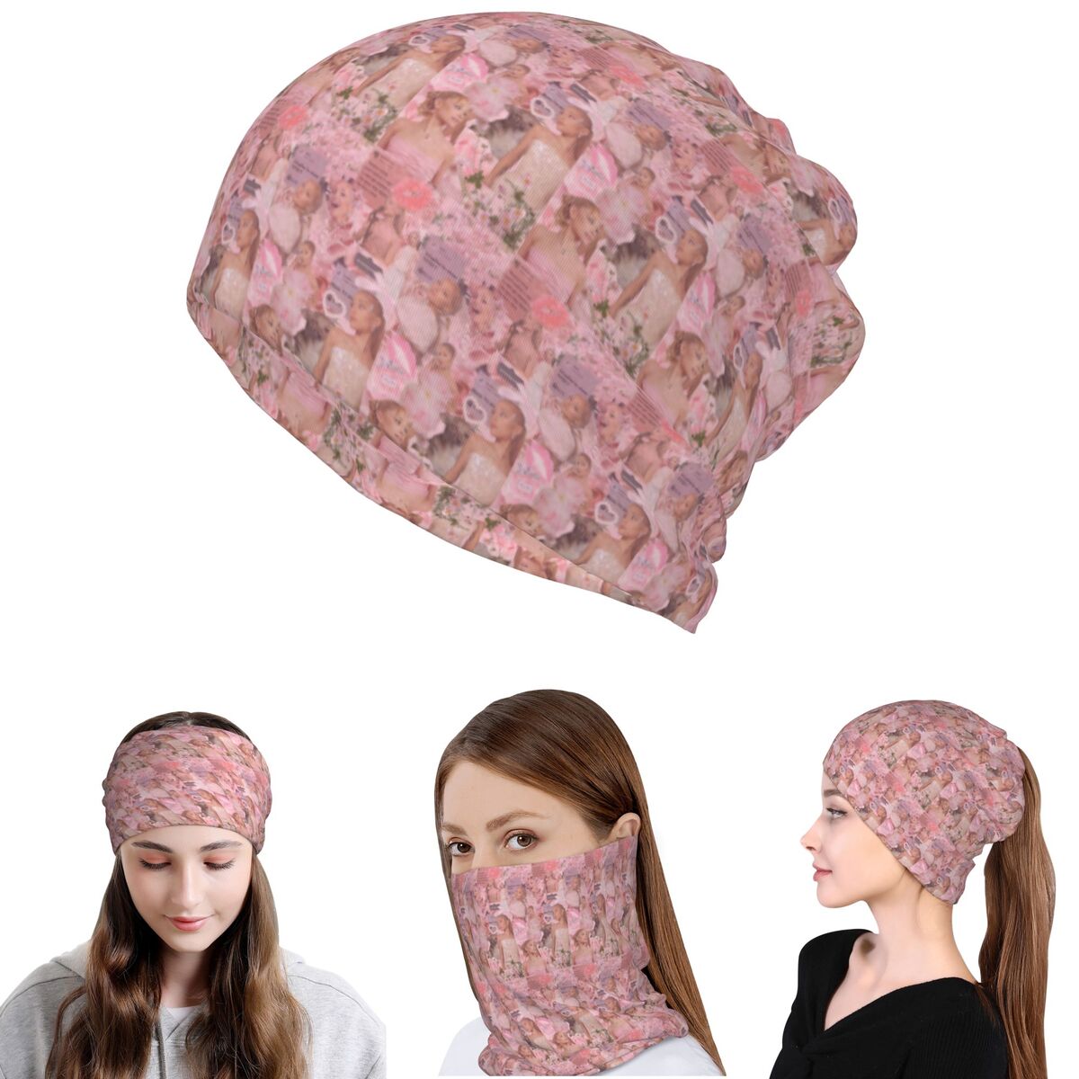 Ariana Grande Şarkıcı Bandana  - Knit Beanie Hat Warm incelemesi ve fiyatı