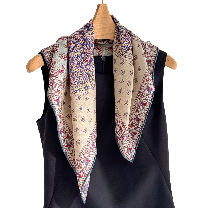 %70 yün %30 gerçek ipek kadınl - Wool Scarf Men incelemesi ve fiyatı