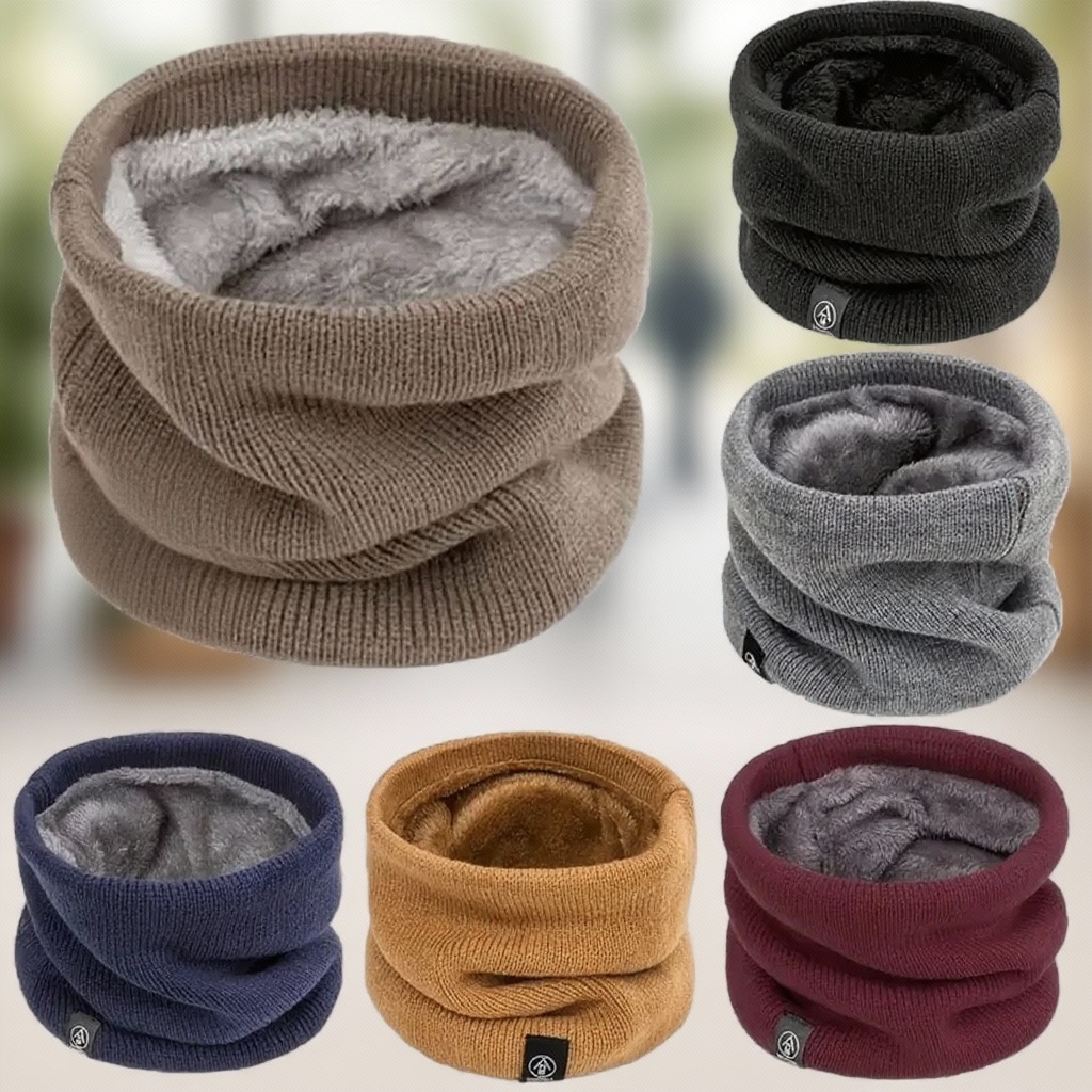 Sıcak Örgü Atkı Kalınlaştırılm - Neck Gaiter Fleece incelemesi ve fiyatı