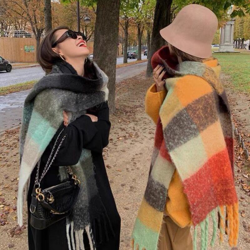 YENI Lüks Kış Kalın Sıcak Eşar - Cashmere Pashmina Wrap incelemesi ve fiyatı