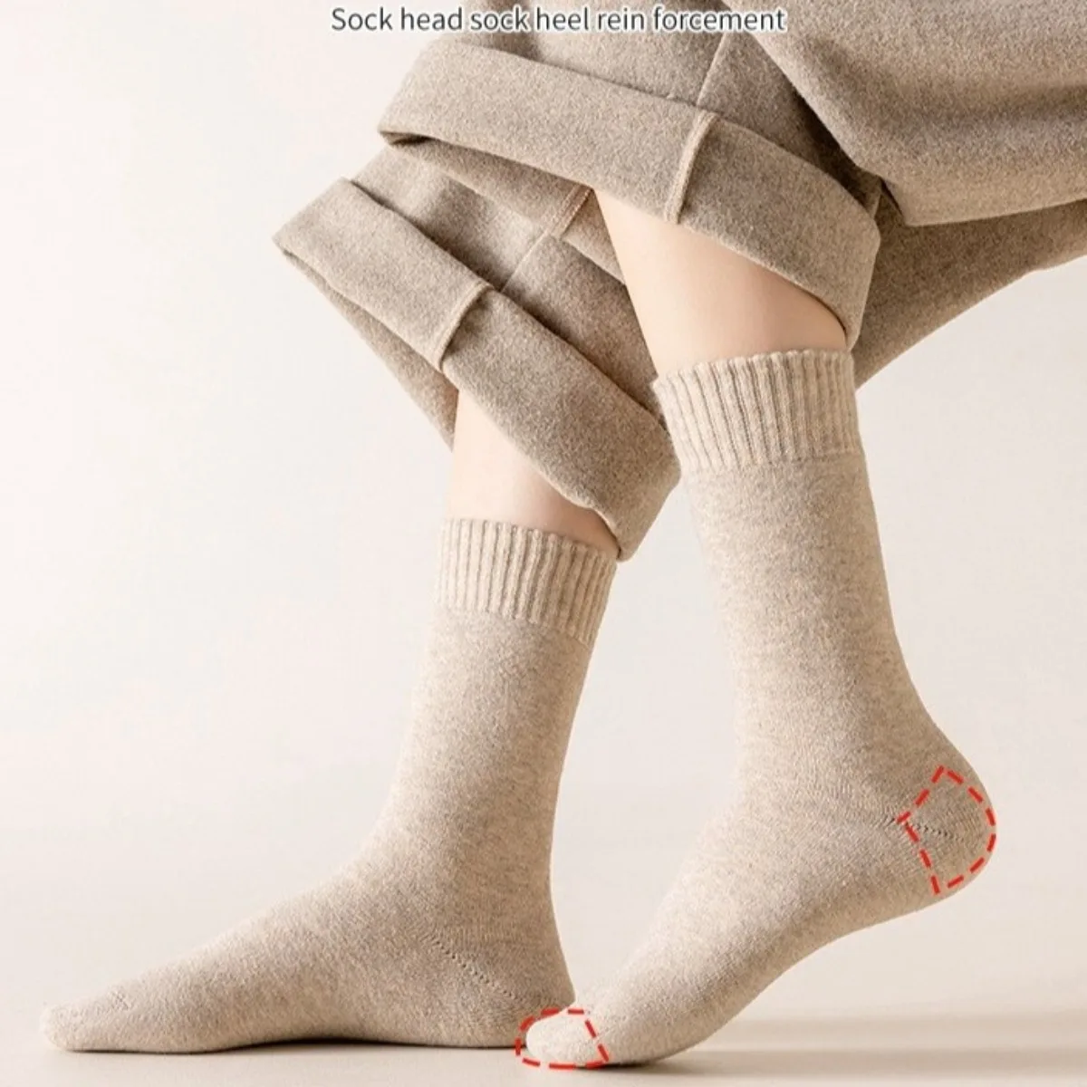 1 çift kış sıcak termal çorap  - Thermal Sock Wool incelemesi ve fiyatı
