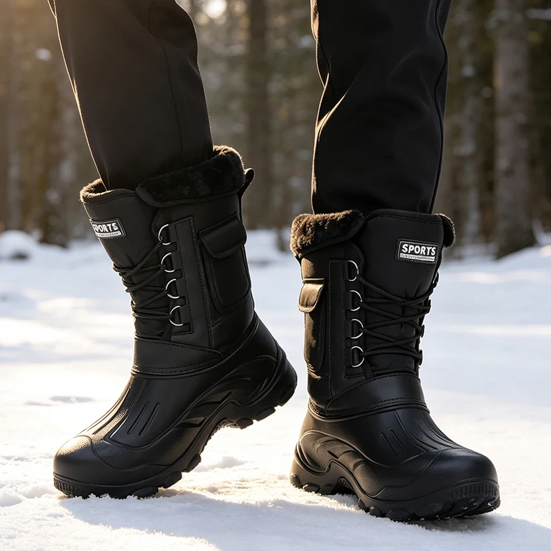 Erkek Kışlık Kar Botları Açık  - Waterproof Winter Boot incelemesi ve fiyatı