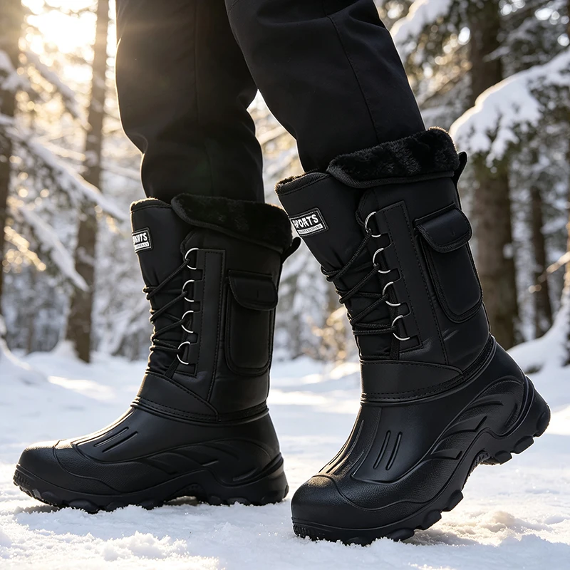 Erkek Kışlık Kar Botları Açık  - Waterproof Winter Boot incelemesi ve fiyatı
