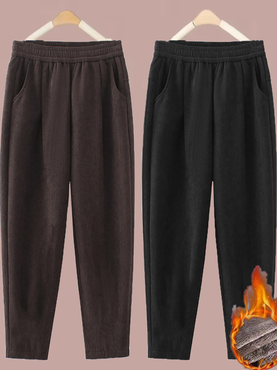 Kalınlaşmış Düz Bacak Pantolon - Corduroy Pant Warm incelemesi ve fiyatı