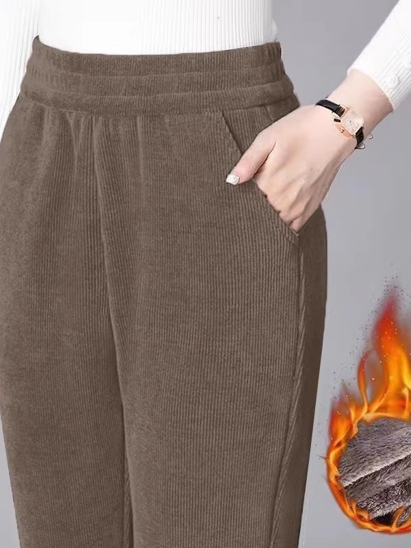 Kalınlaşmış Düz Bacak Pantolon - Corduroy Pant Warm incelemesi ve fiyatı