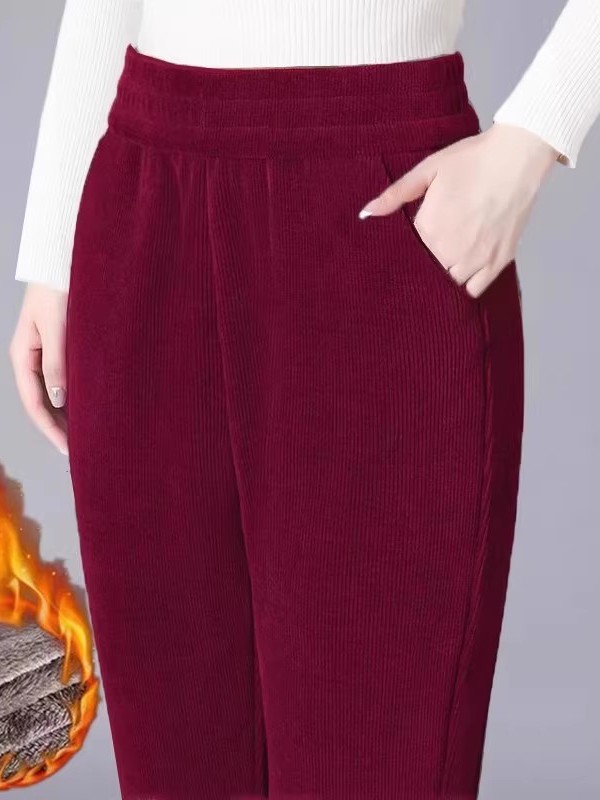Kalınlaşmış Düz Bacak Pantolon - Corduroy Pant Warm incelemesi ve fiyatı