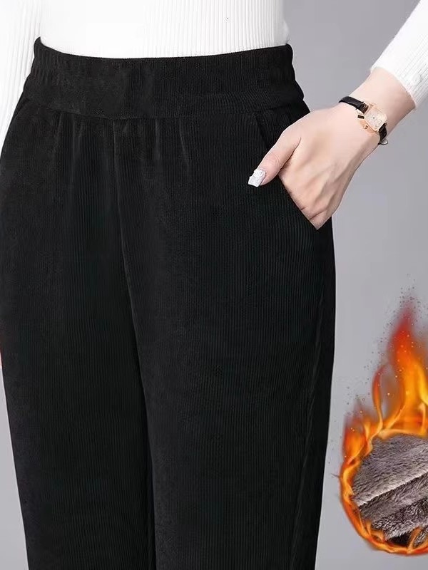 Kalınlaşmış Düz Bacak Pantolon - Corduroy Pant Warm incelemesi ve fiyatı