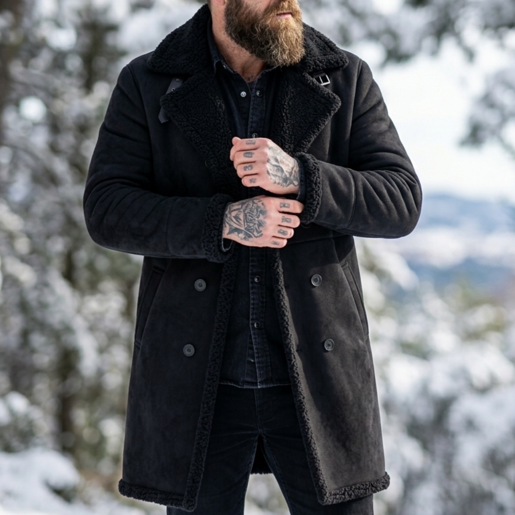 Erkek Suni Süet Kürk Astarlı K - Down Jacket Packable incelemesi ve fiyatı