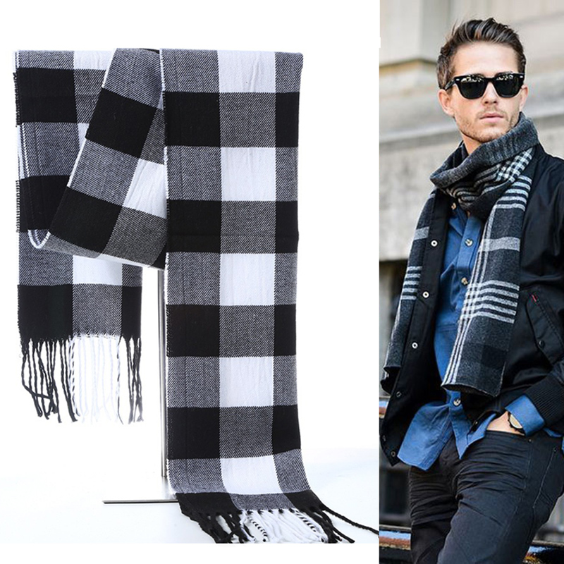 Kış erkekler eşarp ekose şerit - Wool Scarf Men incelemesi ve fiyatı