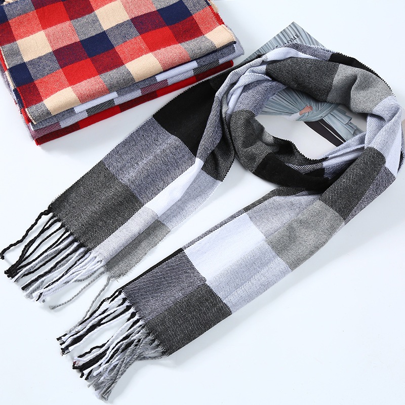 Kış erkekler eşarp ekose şerit - Wool Scarf Men incelemesi ve fiyatı