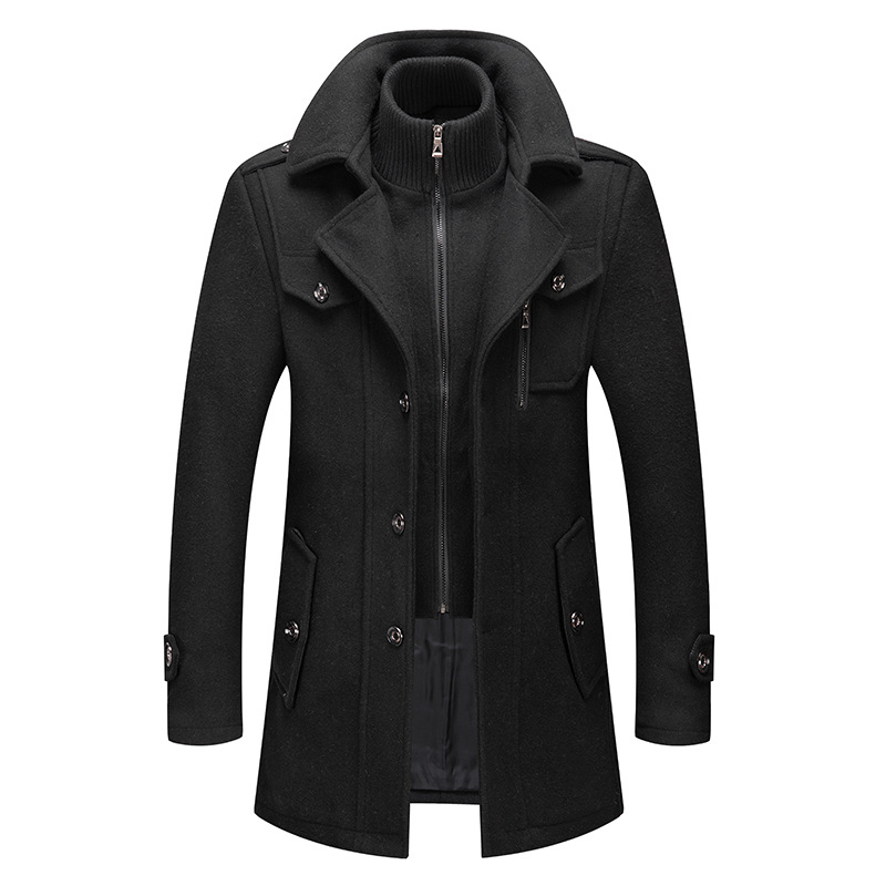 Kışlık Erkek Yünlü Palto Büyük - Wool Coat Peacoat incelemesi ve fiyatı