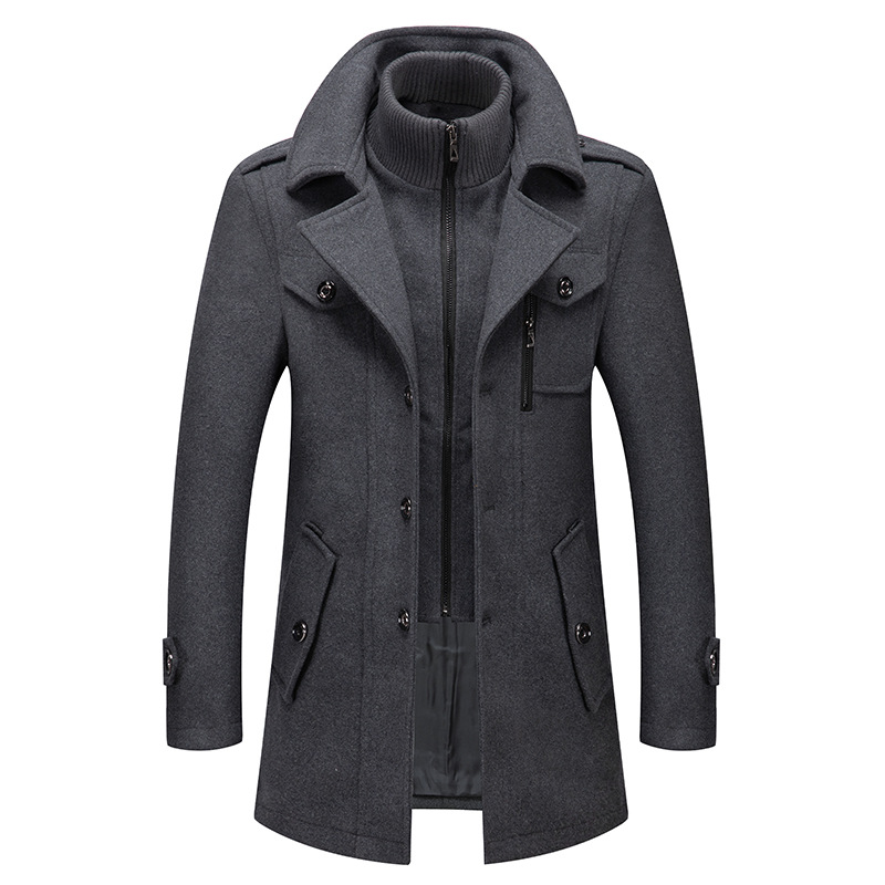 Kışlık Erkek Yünlü Palto Büyük - Wool Coat Peacoat incelemesi ve fiyatı