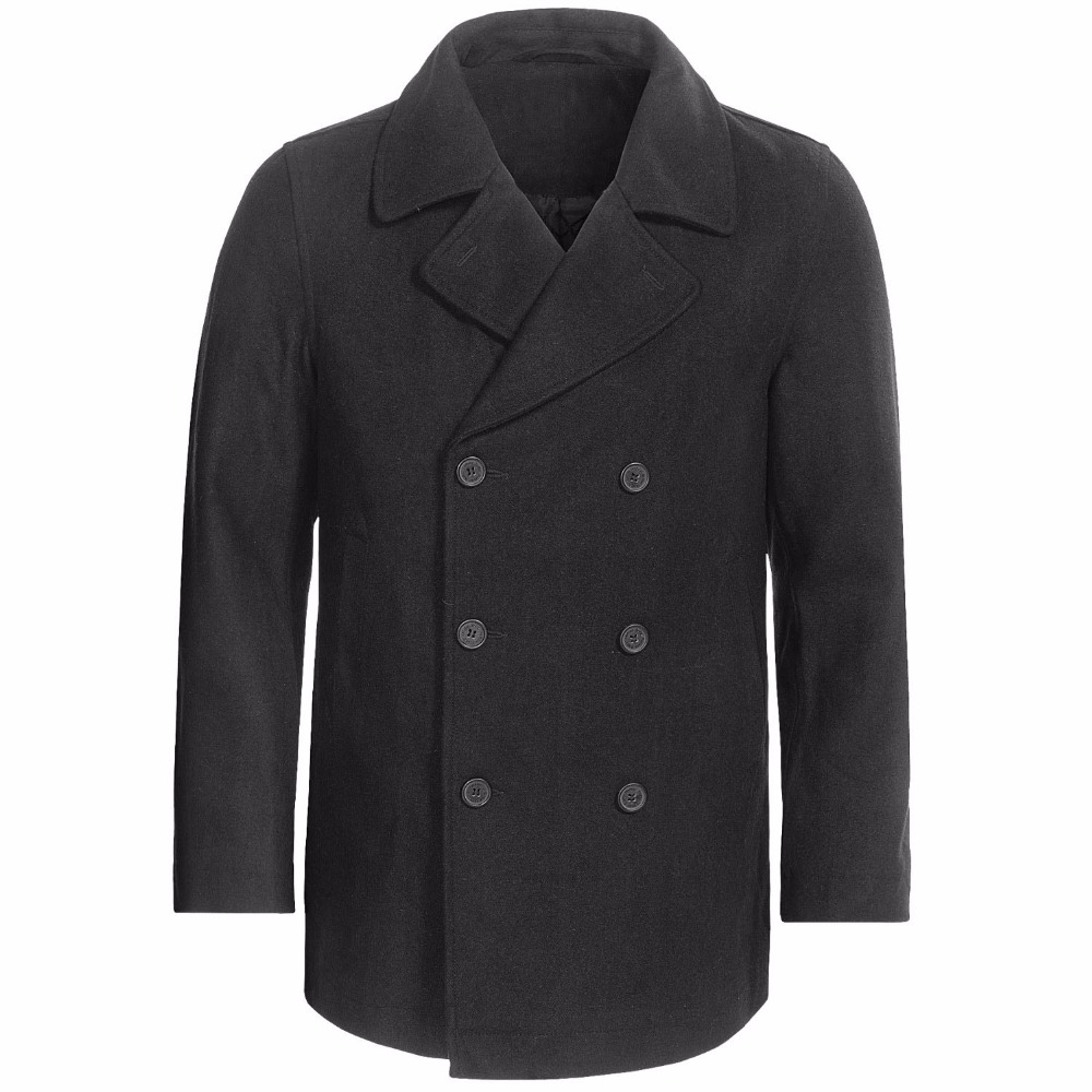 Özel Yapılmış Kömür gri Bezely - Wool Coat Peacoat incelemesi ve fiyatı