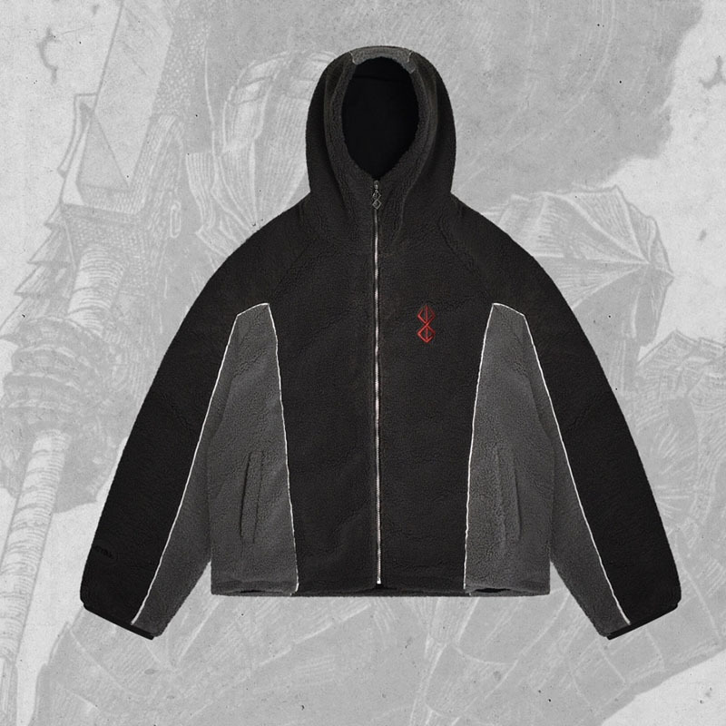 Unisex Renk Bloklu Sherpa Pola - Sherpa Hoodie Fleece incelemesi ve fiyatı