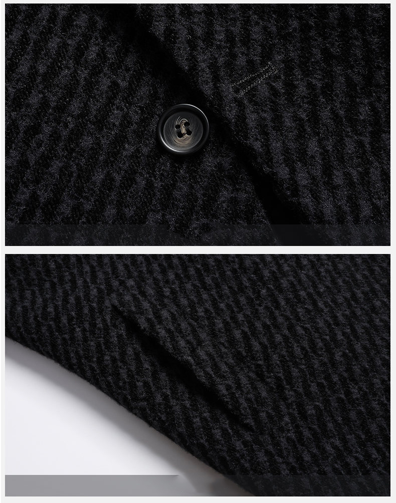 Uzun Ceket Erkekler Erkek Yün  - Wool Coat Peacoat incelemesi ve fiyatı