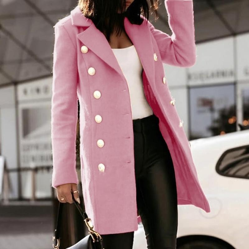Bayan Sonbahar Kış Yün Paltola - Wool Coat Peacoat incelemesi ve fiyatı