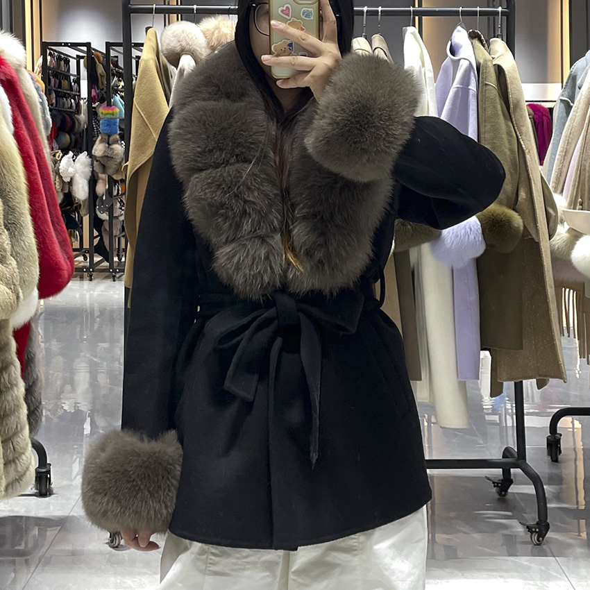 JANEFUR 2026 Gerçek Tilki Kürk - Wool Coat Peacoat incelemesi ve fiyatı