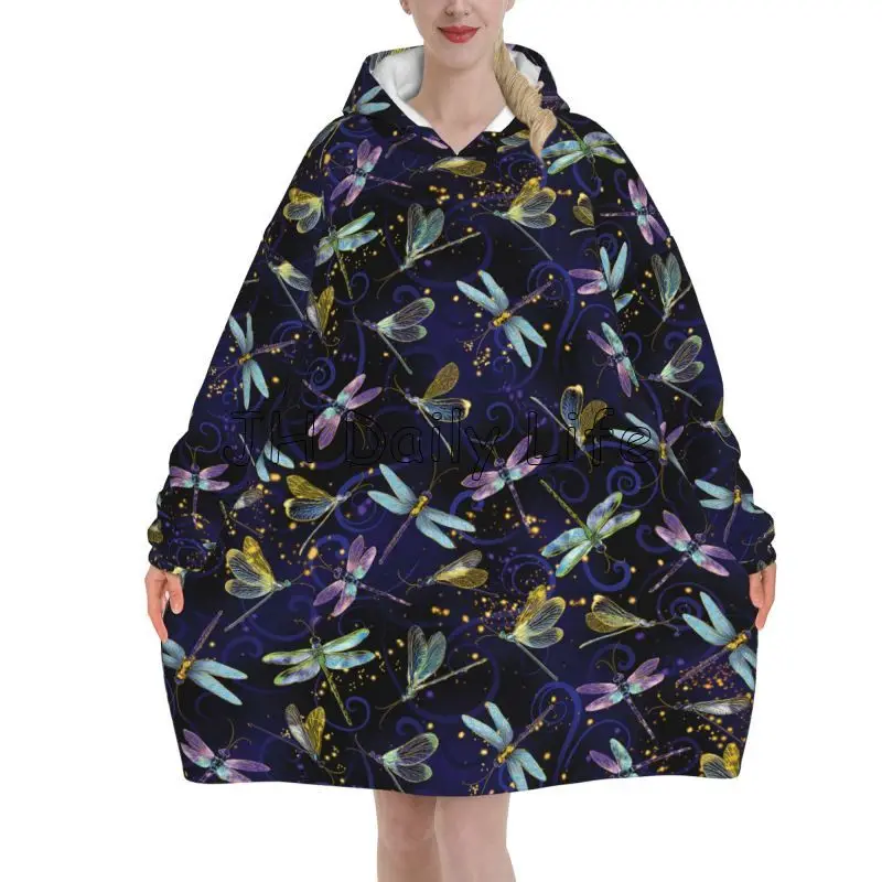 Dragonfly Galaxy Giyilebilir B - Sherpa Hoodie Fleece incelemesi ve fiyatı
