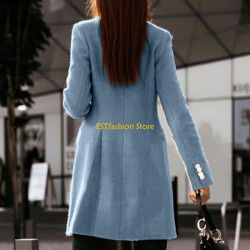 Y5GC Bayan Sonbahar Kış Yün Mo - Wool Coat Peacoat incelemesi ve fiyatı